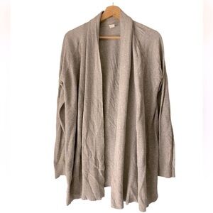 GAP BODY GRAY OPEN FRONT CARDIGAN SIZE MEDIUM